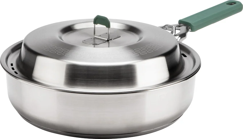 Gerber ComplEAT Basting Dome Lid Saute Pan Gray /Green (Stainless Steel) G106902
