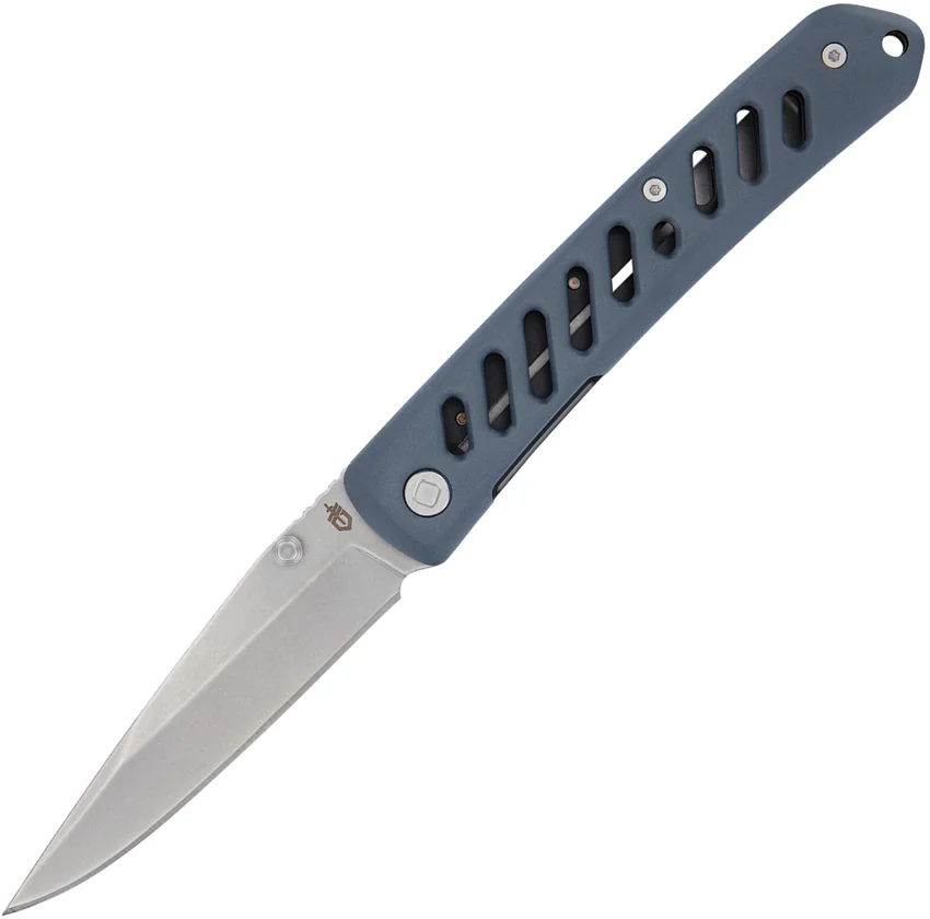 Gerber Affirm Frame Lock Knife Blue Aluminum (3.5" Stonewash)