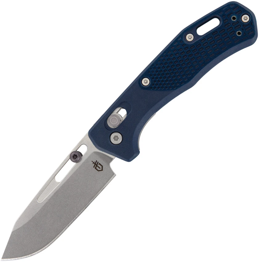 Gerber Assert Pivot Lock MagnaCut Knife Blue Polymer (2.9" Stonewash)