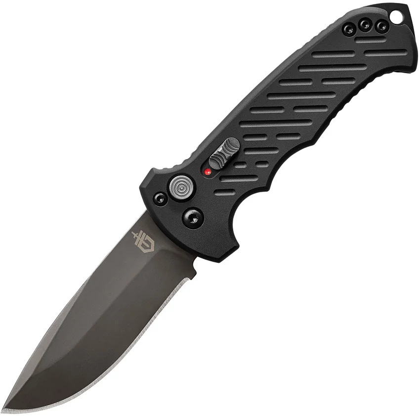 Gerber Auto 06 Automatic Knife Black Aluminum (3.6" Black)