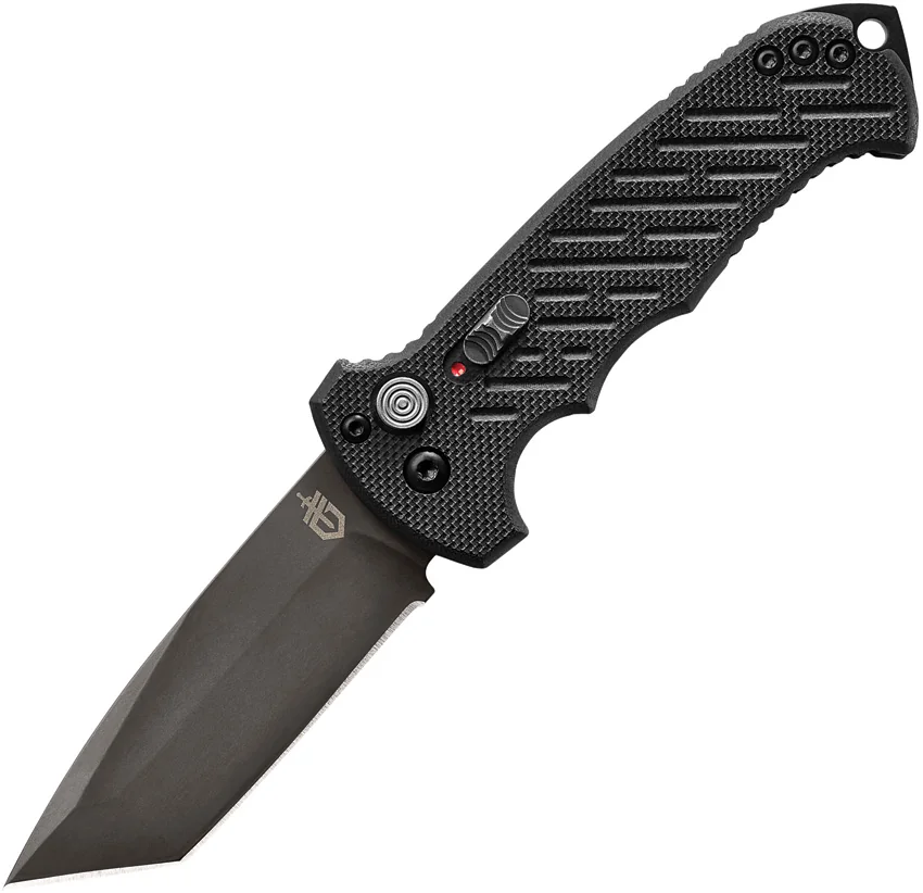 Gerber Auto 06 Tanto Automatic Knife Black G-10 (3.6" S30V Black)