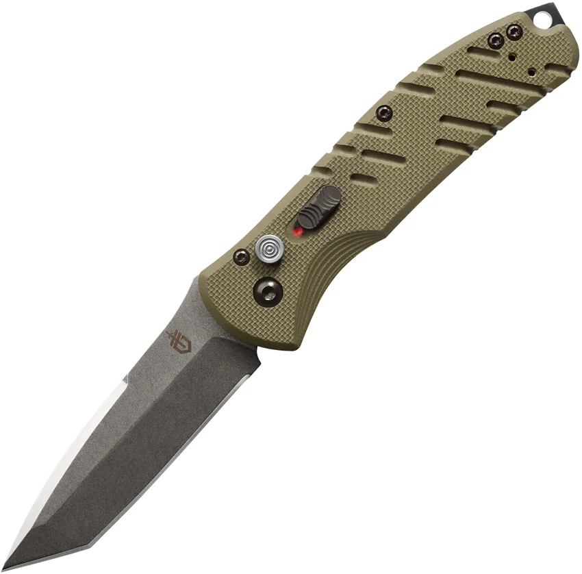 Gerber Propel Downrange Automatic Knife OD Green (3.5" Stonewash)