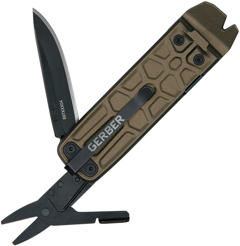 Gerber Lockdown Slim Pry Bar Multi-Tool Bronze/Black - 3 in 1