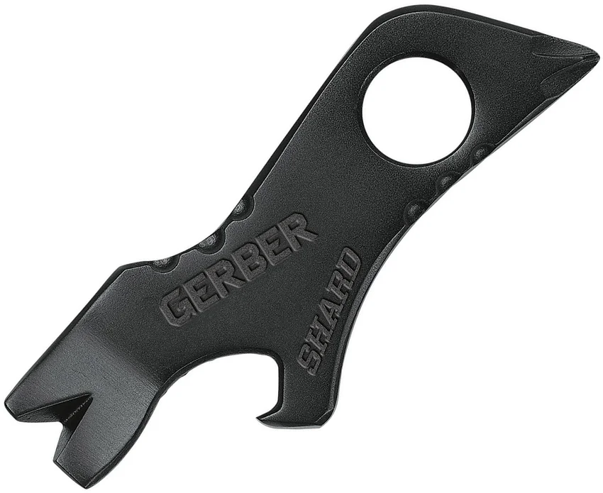 Gerber Shard Keychain Tool Prybar Bottle Opener - Black