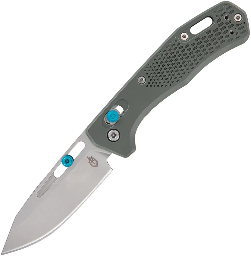 Gerber Assert Pivot Lock Folding Knife Green (2.9" Stonewash)
