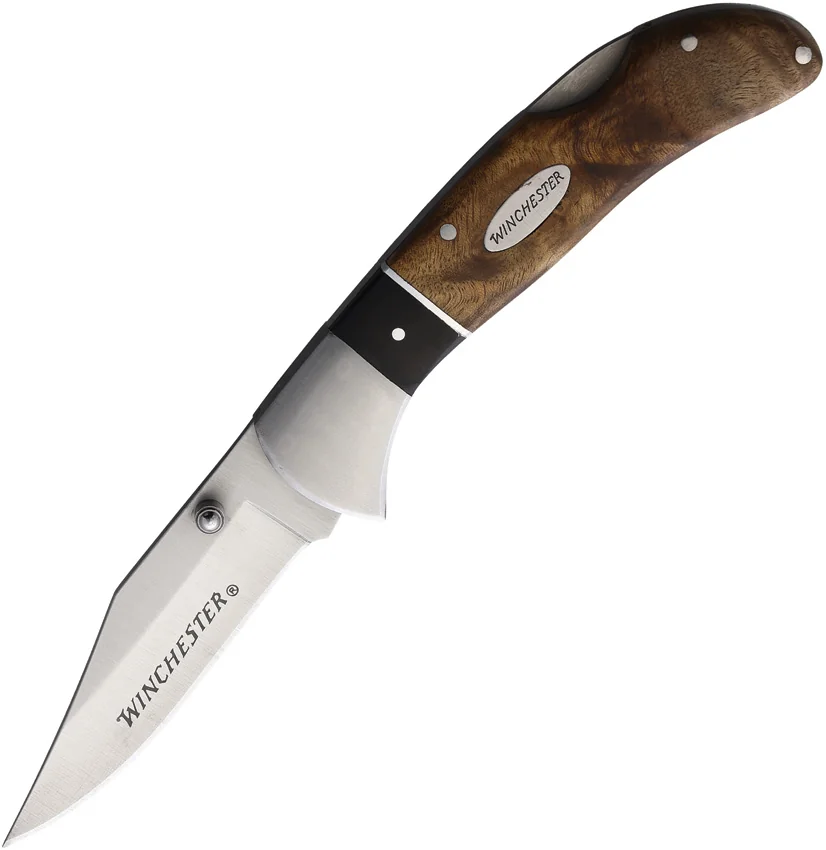 Winchester Burl Wood Lockback
