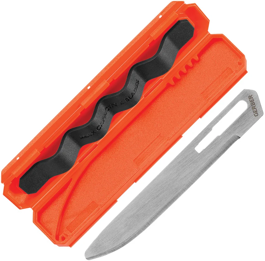 Gerber Vital Big Games Blunt Tip Replacement Blades w/ Orange Carrying Case