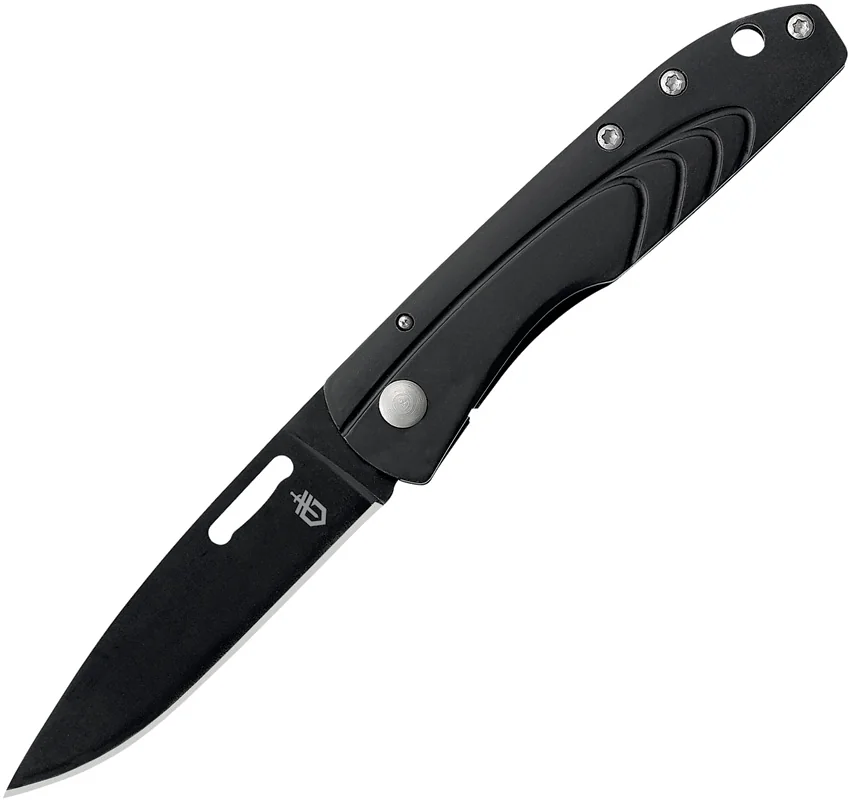 Gerber STL 2.0 Folder Frame Lock Pocket Knife Black Steel (2.25" Black)