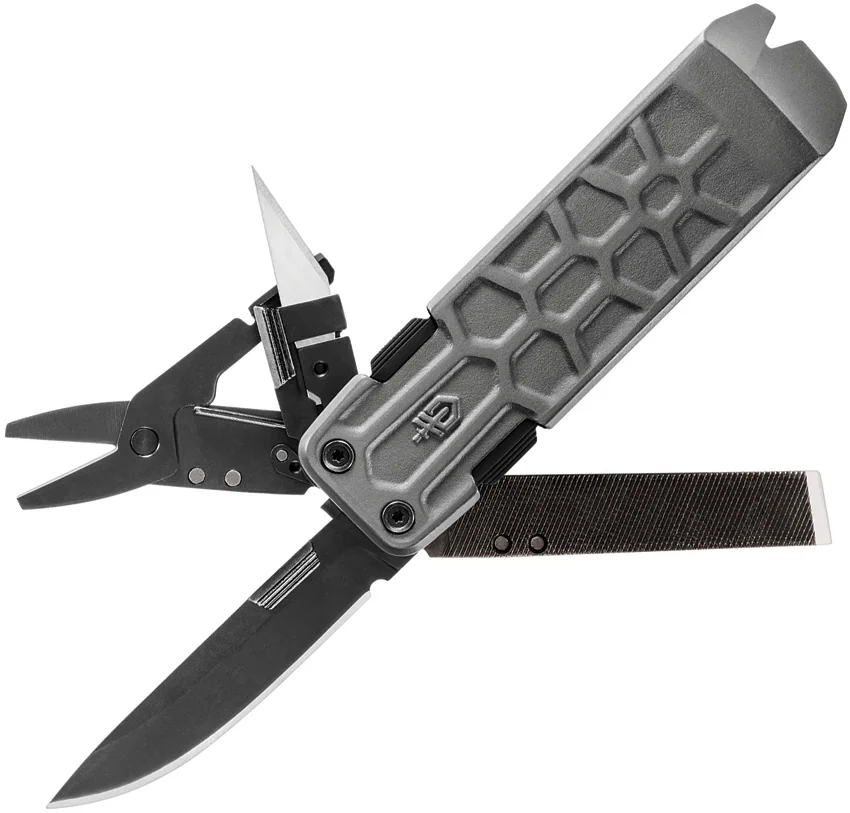 Gerber Lockdown Pry 10-in-1 Pocket Multi-Tool Black/Gray - 30-001593
