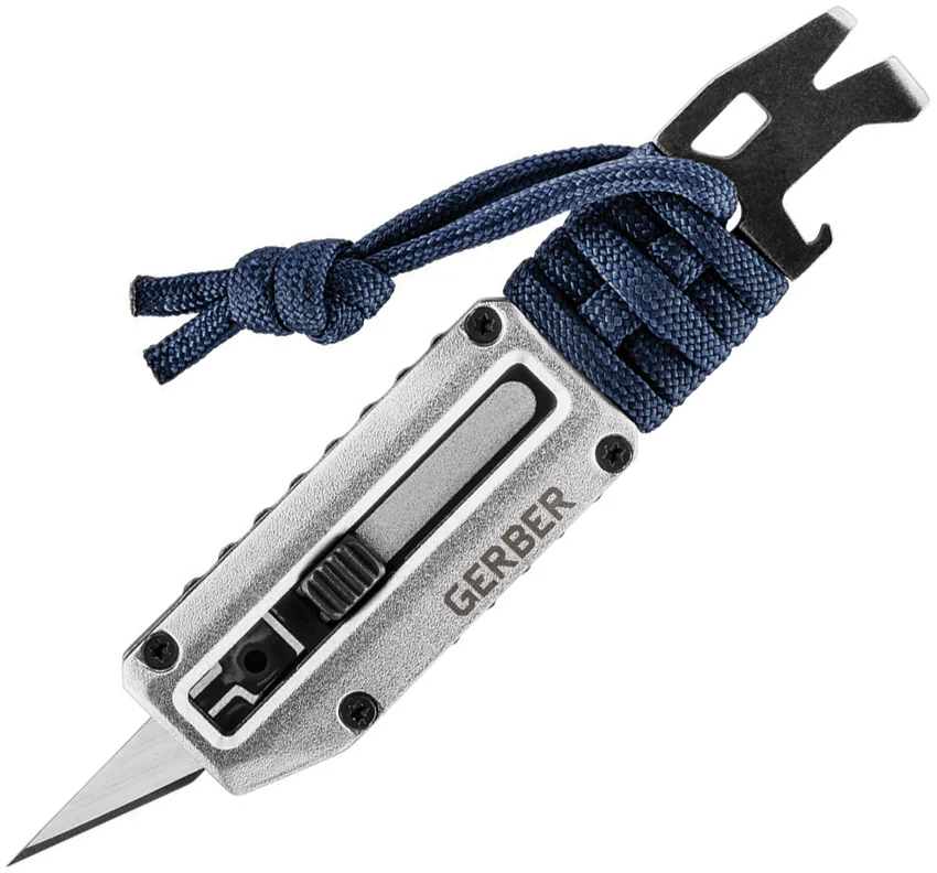 Gerber Prybrid-X Razor Blade Utility Knife Gray/Blue 31-003741