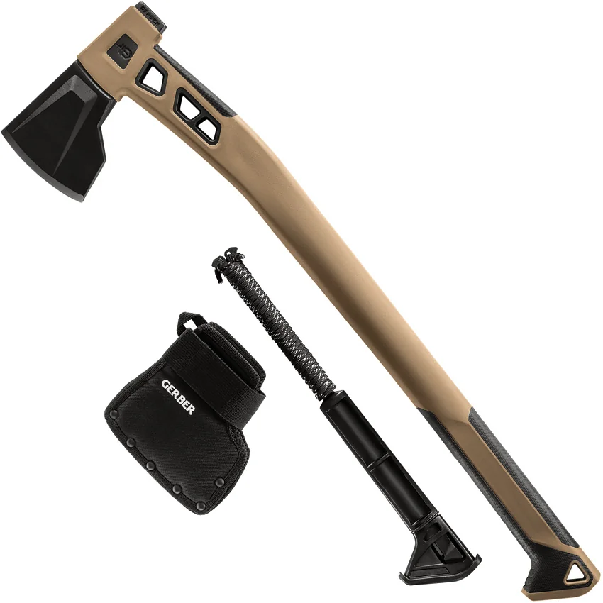 Gerber Bushcraft Axe  26" Coyote Brown GFN w/ Rubber
