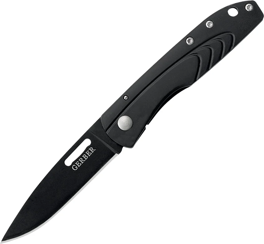 Gerber STL - Strong Thin Light Frame Lock Knife Black (2.25" Black) G41122