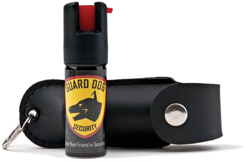 Guard Dog Pepper Spray Keychain Blk