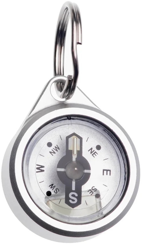 Glow Rhino Waypoint Compass Keychain