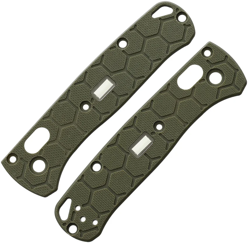 Glow Rhino Benchmade Mini Bugout G-10 Scales With Tritium Insert (OD Green)
