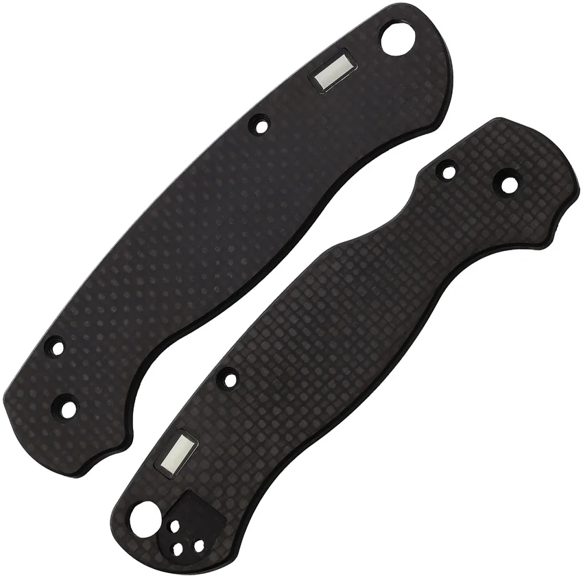 Glow Rhino Spyderco Para 2 Scales Carbon Fiber With Tritium Inserts (Black)