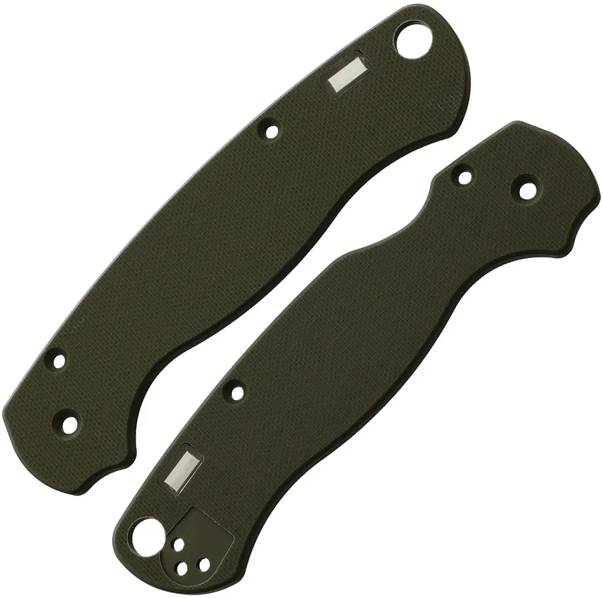 Glow Rhino Spyderco Para2 G-10 Scales With Tritium Inserts (OD Green)