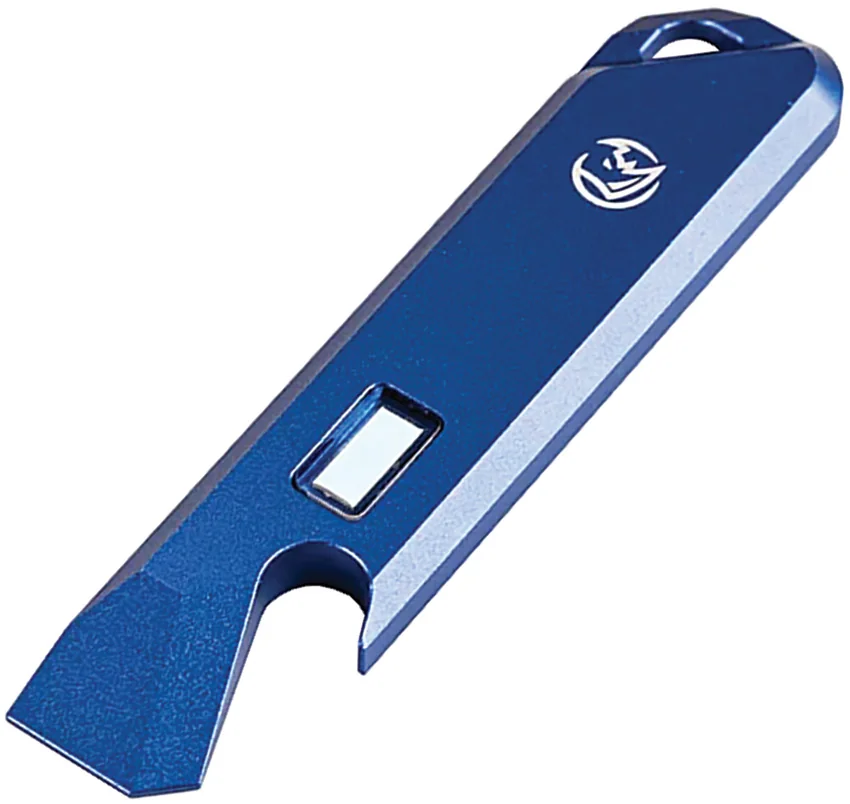 Glow Rhino Aluminum Prybar Blue Tritium Glow (3" Blue)