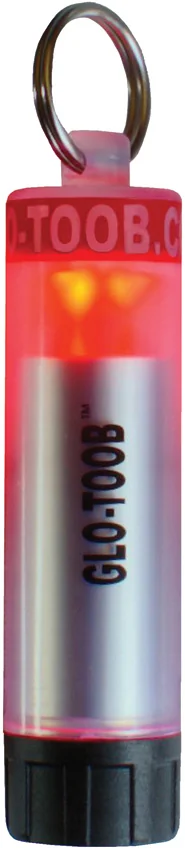 Glo-Toob AAA Series Red Keychain Flashlight 27 hour Max - 3 Modes