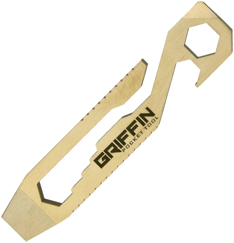 Griffin 11 in 1 Pocket Tool (Brass)