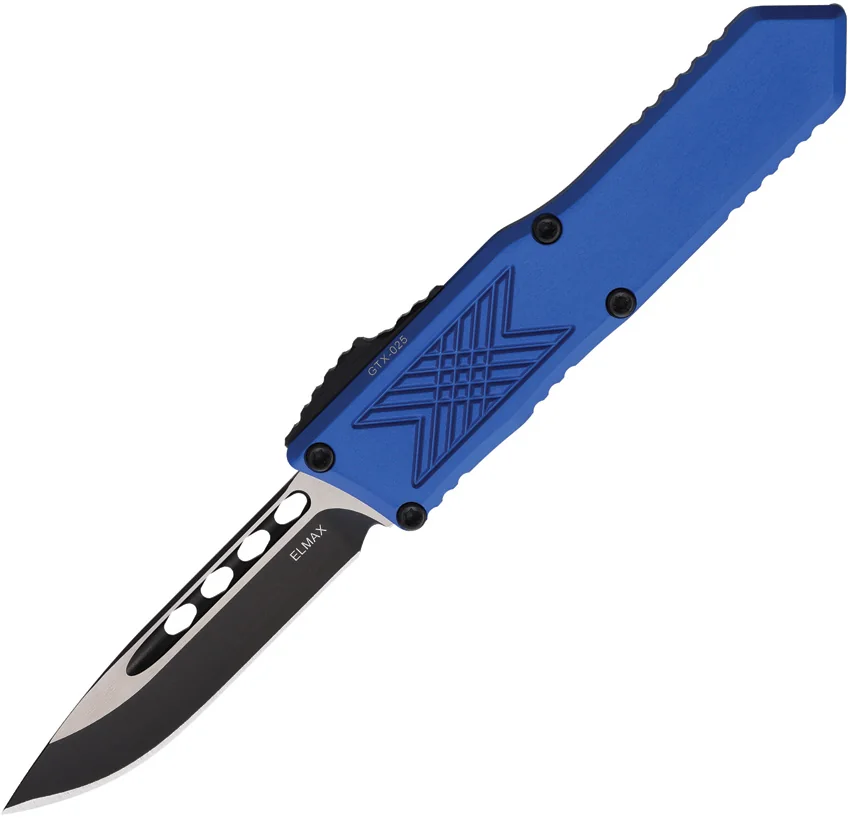 Guardian Tactical GTX-025 Blue OTF Automatic Knife (2.5" Two-Tone)