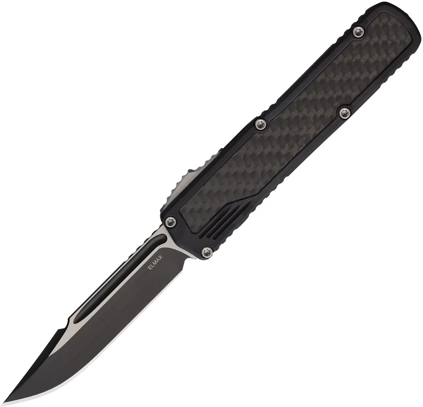 Guardian Tactical Scout S/E OTF Automatic Knife Gray/CF (3.5" Two-Tone)