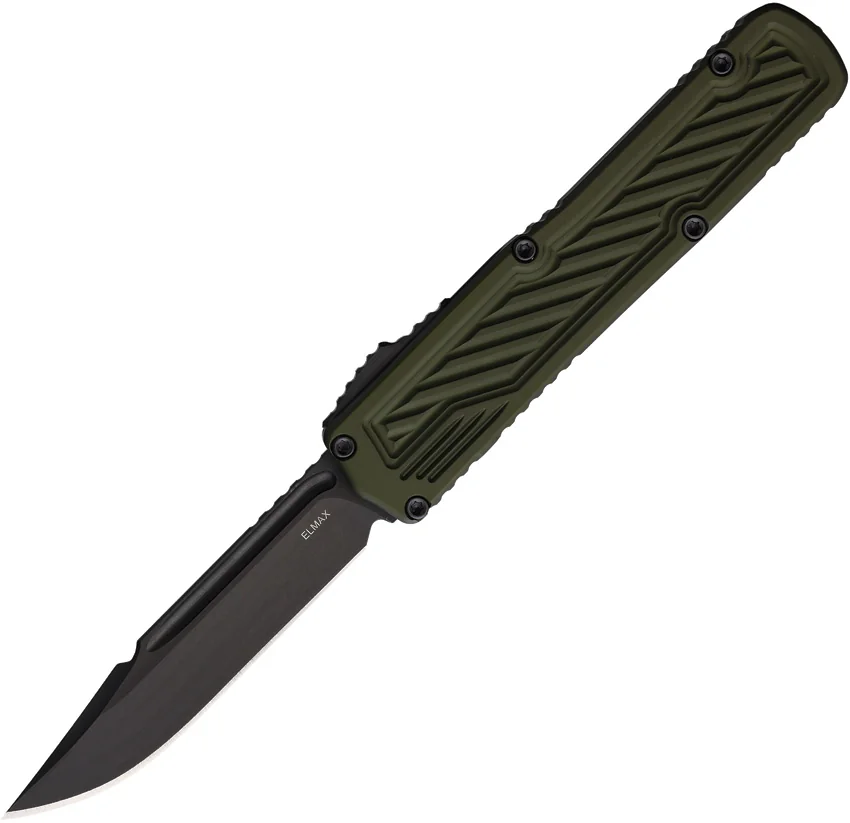 Guardian Tactical Scout S/E OTF Automatic Knife OD Green Al (3.5" Black)