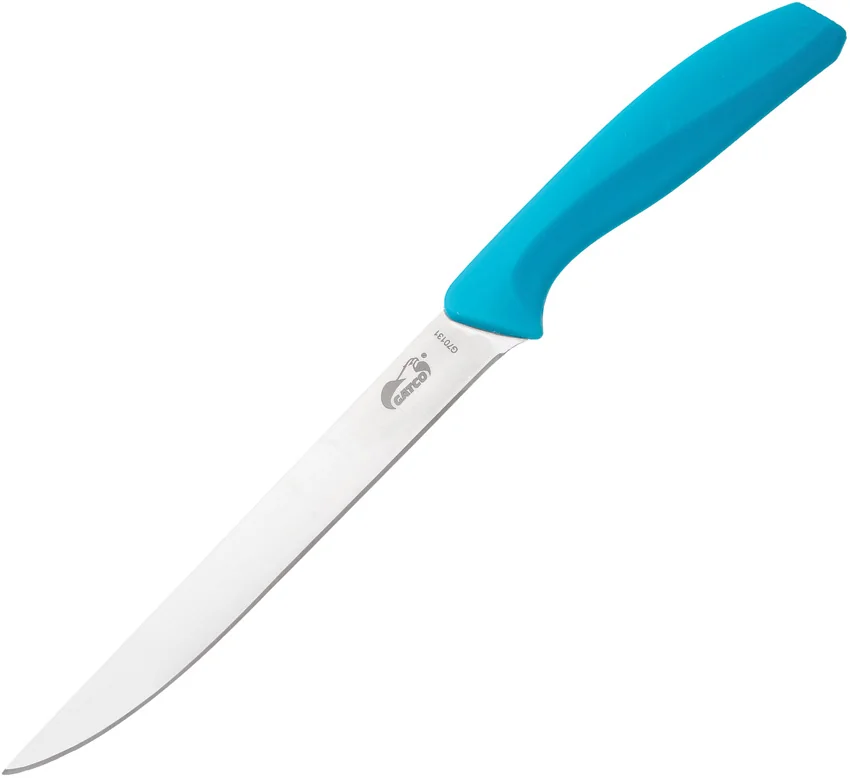 Gatco 9.5" Fixed Blade Kitchen Knife Teal Zytel