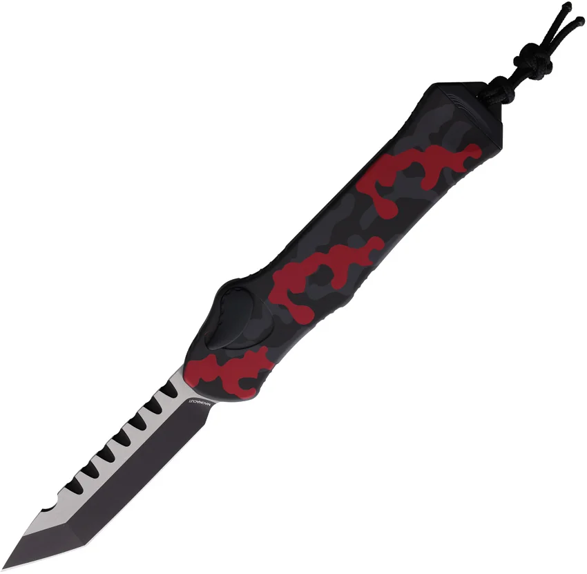 Heretic Knives Auto Hydra OTF Tanto RedCam