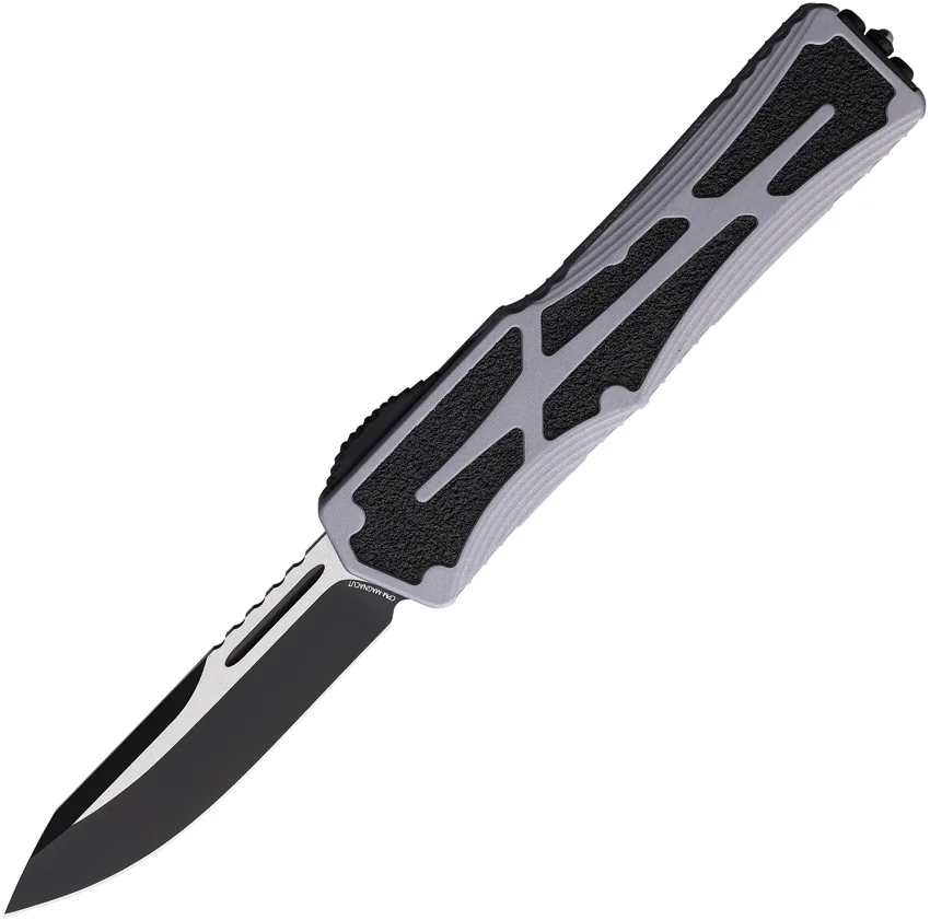 Heretic Knives Auto Colossus OTF Two-Tone Alum (3.5" 2-Tone Blk) MagnaCut