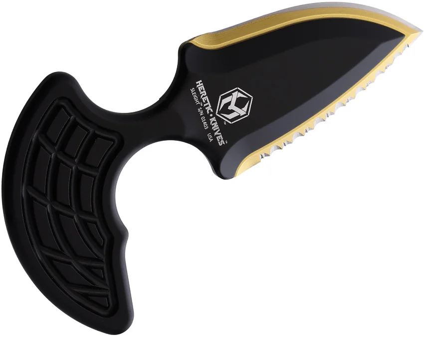 Heretic Knives Sleight Push Dagger Gold