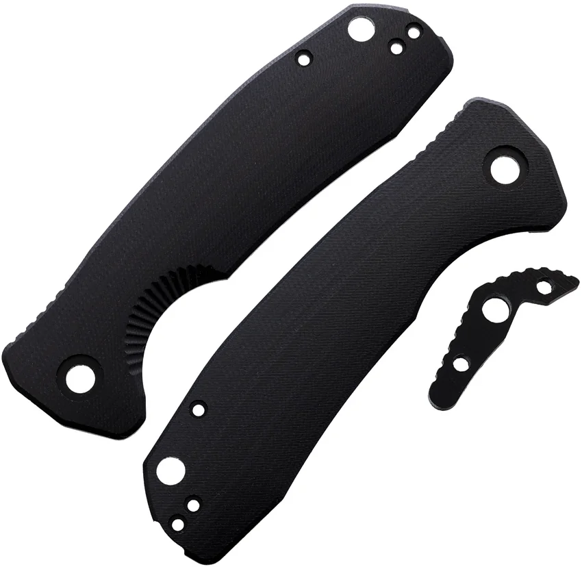Honey Badger Knives Large Handle Set Black G-10