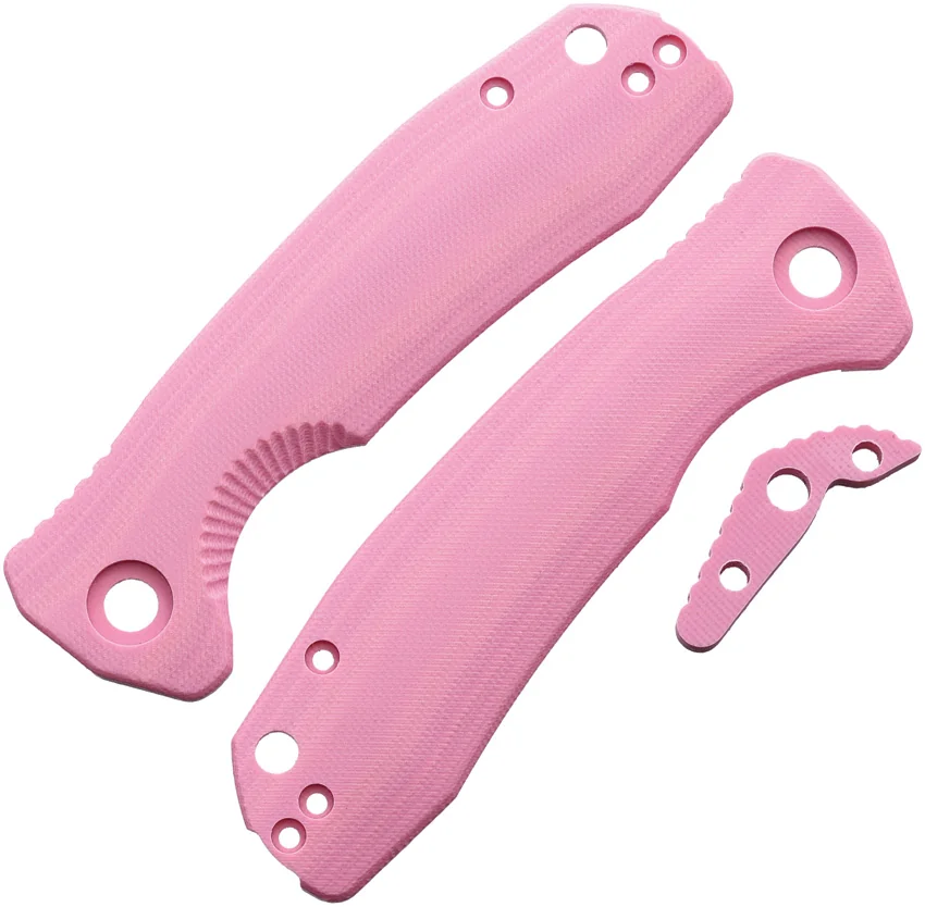 Honey Badger Knives Medium Handle Set Pink G-10