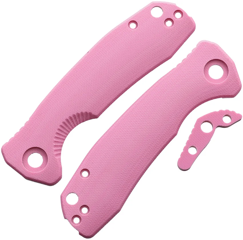 Honey Badger Knives Small Handle Set Pink G-10