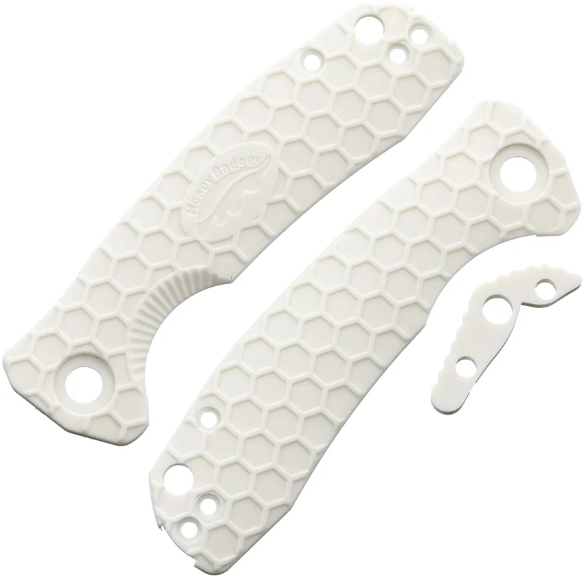 Honey Badger Knives Small Handle Set White FRN
