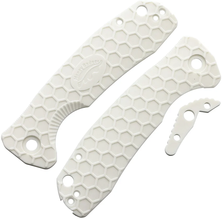 Honey Badger Knives Large Handle Set White FRN