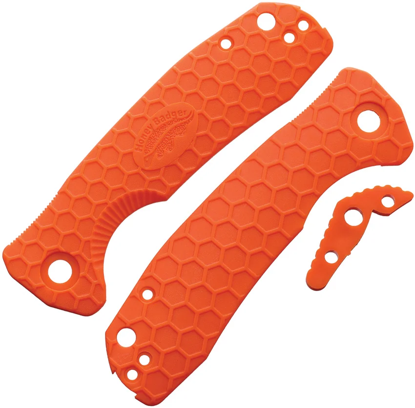 Honey Badger Knives Medium Linerlock Handle Org