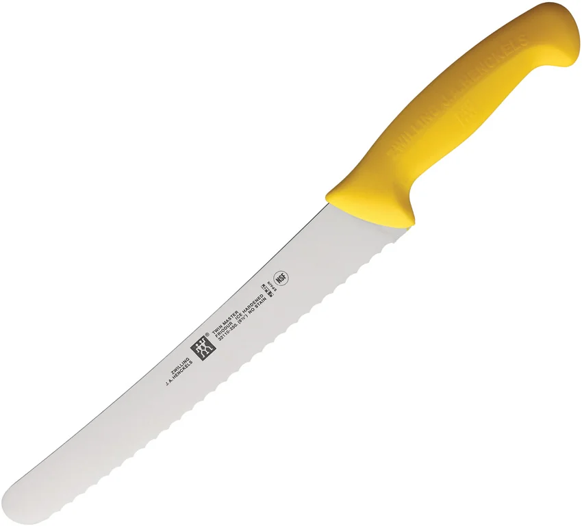 HENCKELS Twin Master Pastry Kitchen Bread Knife - Yellow