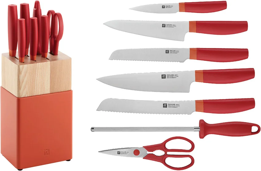 HENCKELS ZWILLING Now S 8pc Block Set Org