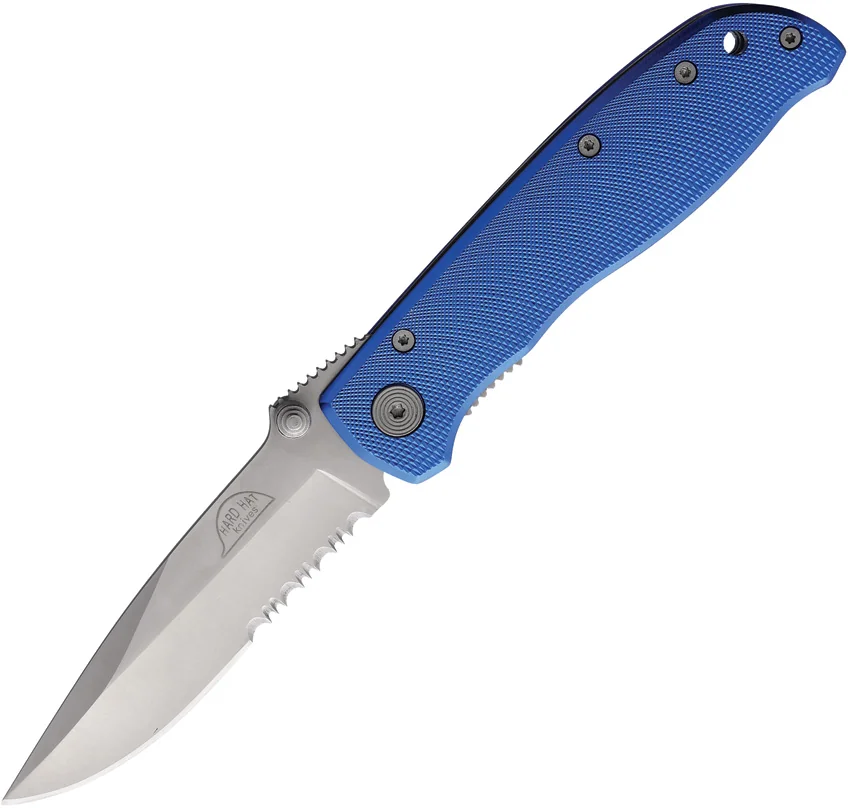 Hard Hat Lockback Blue