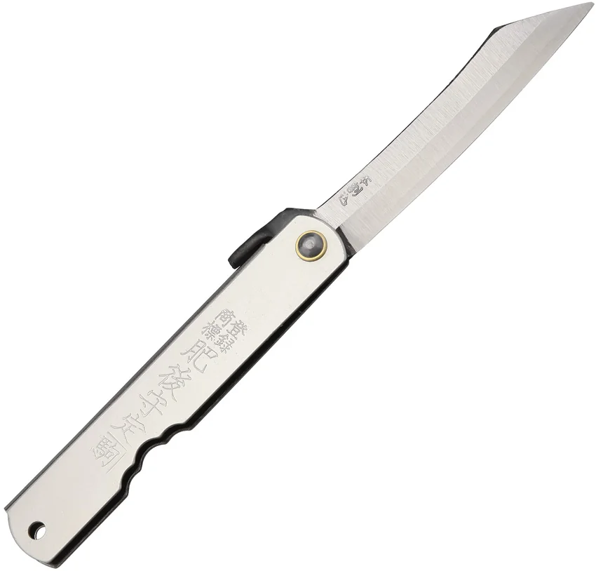 Nagao Higonokami Friction Folder 100mm Silver (3" Triple SK) HIGO 7SL
