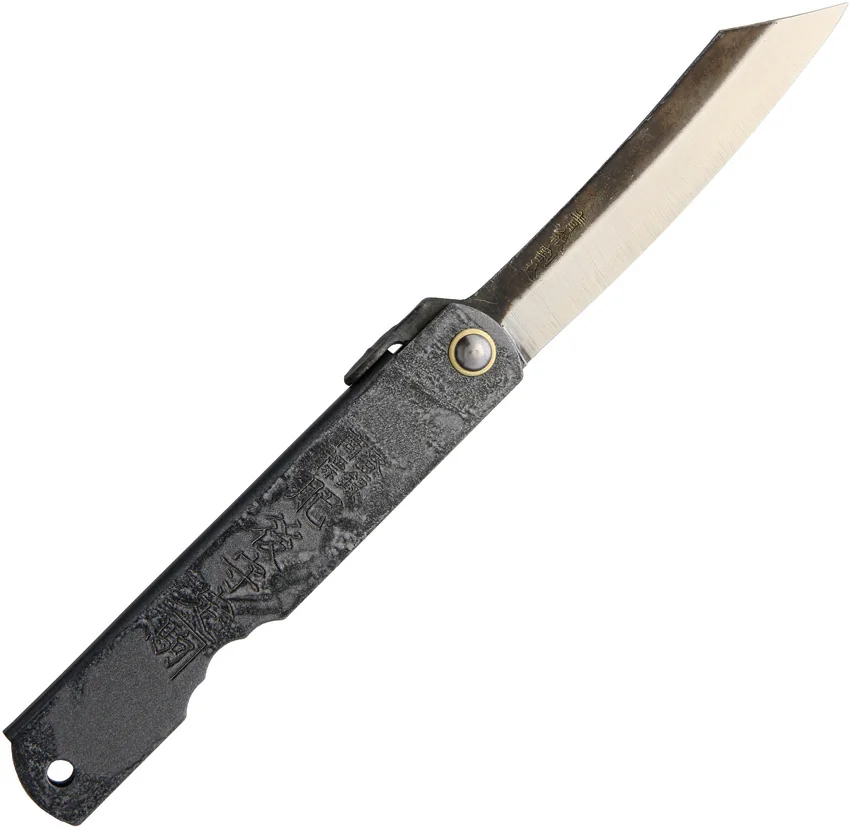 Nagao Higonokami Friction Folder Blue/Gray (3" Aogami) HIGOC3B