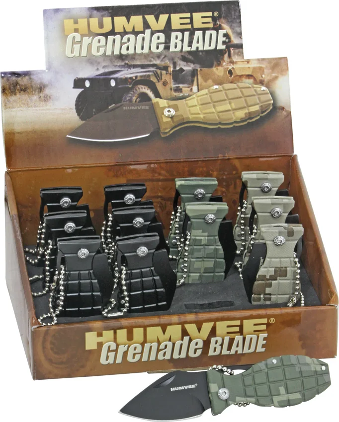 Humvee 12 Pack Mini Grenade Knives