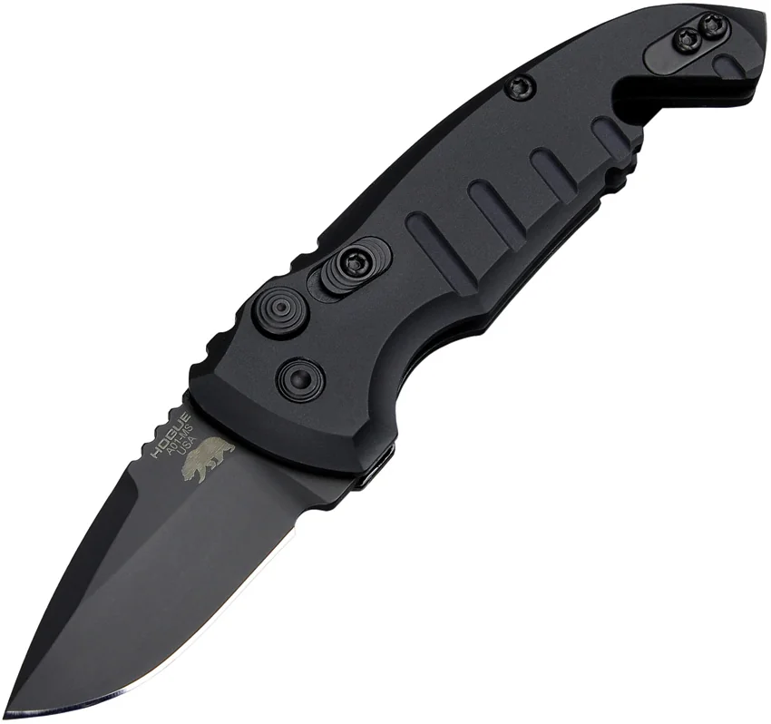 Hogue Knives CA Legal A01 Microswitch Automatic Knife Black (1.8" Black)