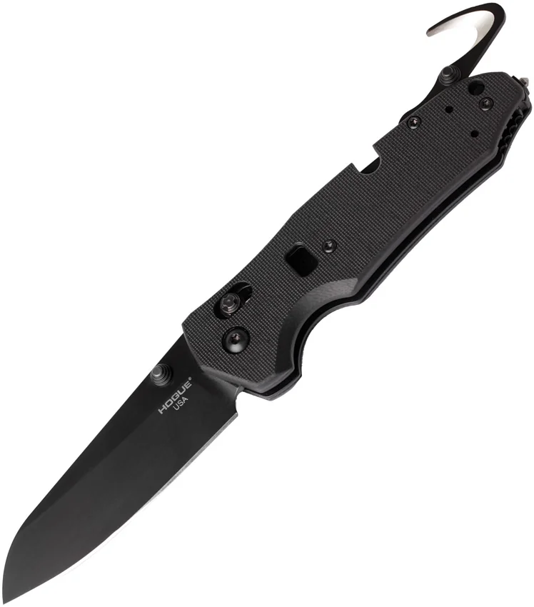 Hogue Trauma ABLE Lock Knife Black G-10 (3.4" Black N680) 34779