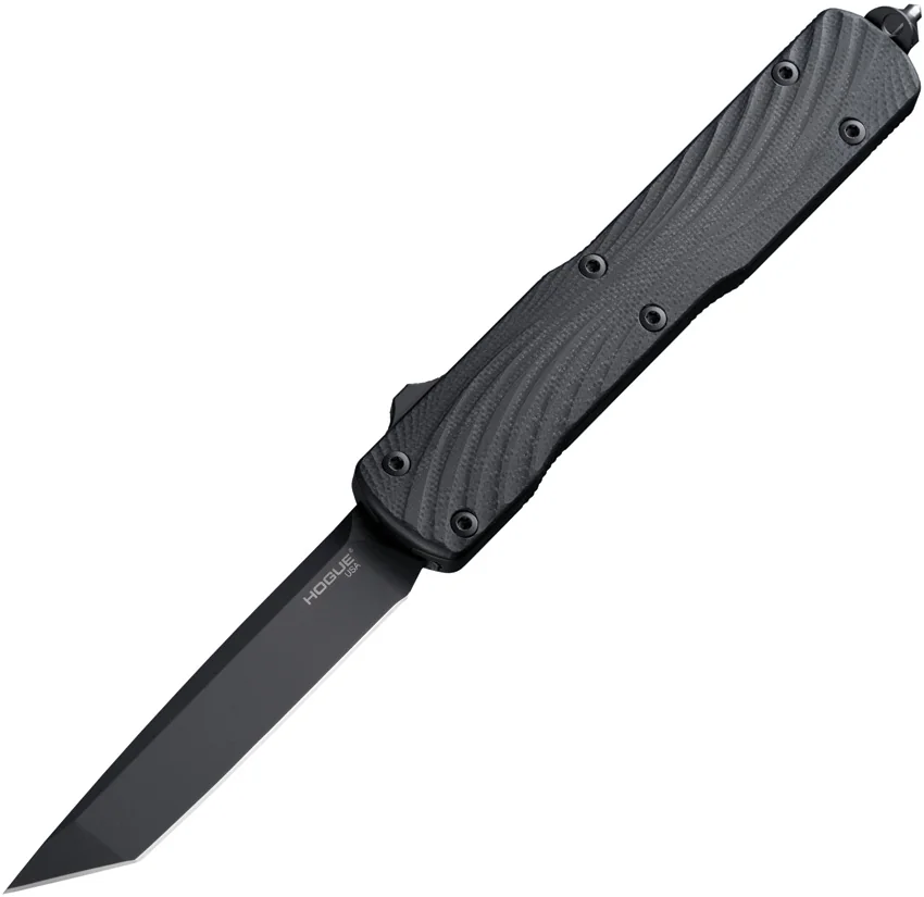 Hogue Knives Counterstrike OTF Automatic Knife Black Alum Tanto (3.5" Black)