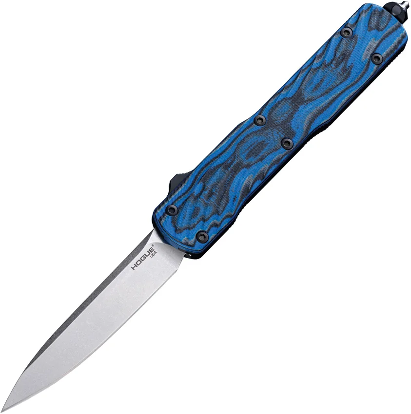 Hogue Knives Counterstrike OTF Automatic Knife Blue Lava G-10 (3.5" Tumbled)