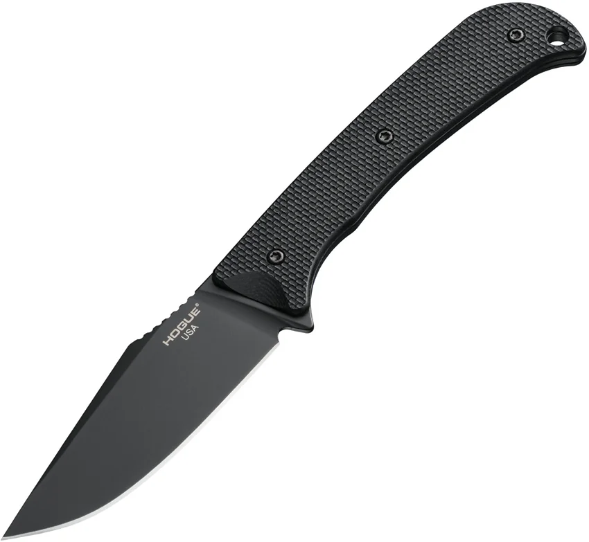 Hogue Knives Extrak Fixed Blade Knife Black G-10 (3.3" Black Cerakote) 35869