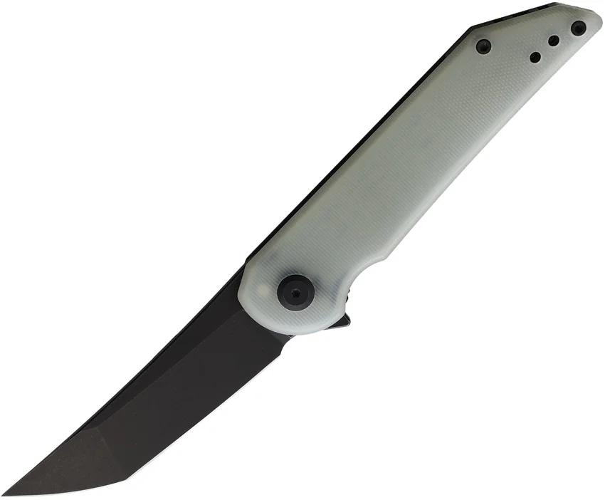 Jake Hoback Radford Frame Lock Knife Jade G-10 (3.5" Black Stonewash)