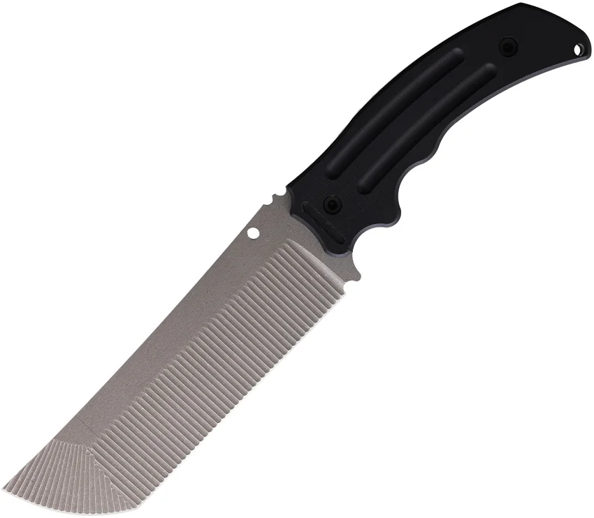 Jake Hoback Choppa Fixed Blade Knife Black G-10 (6.1" Stonewash)